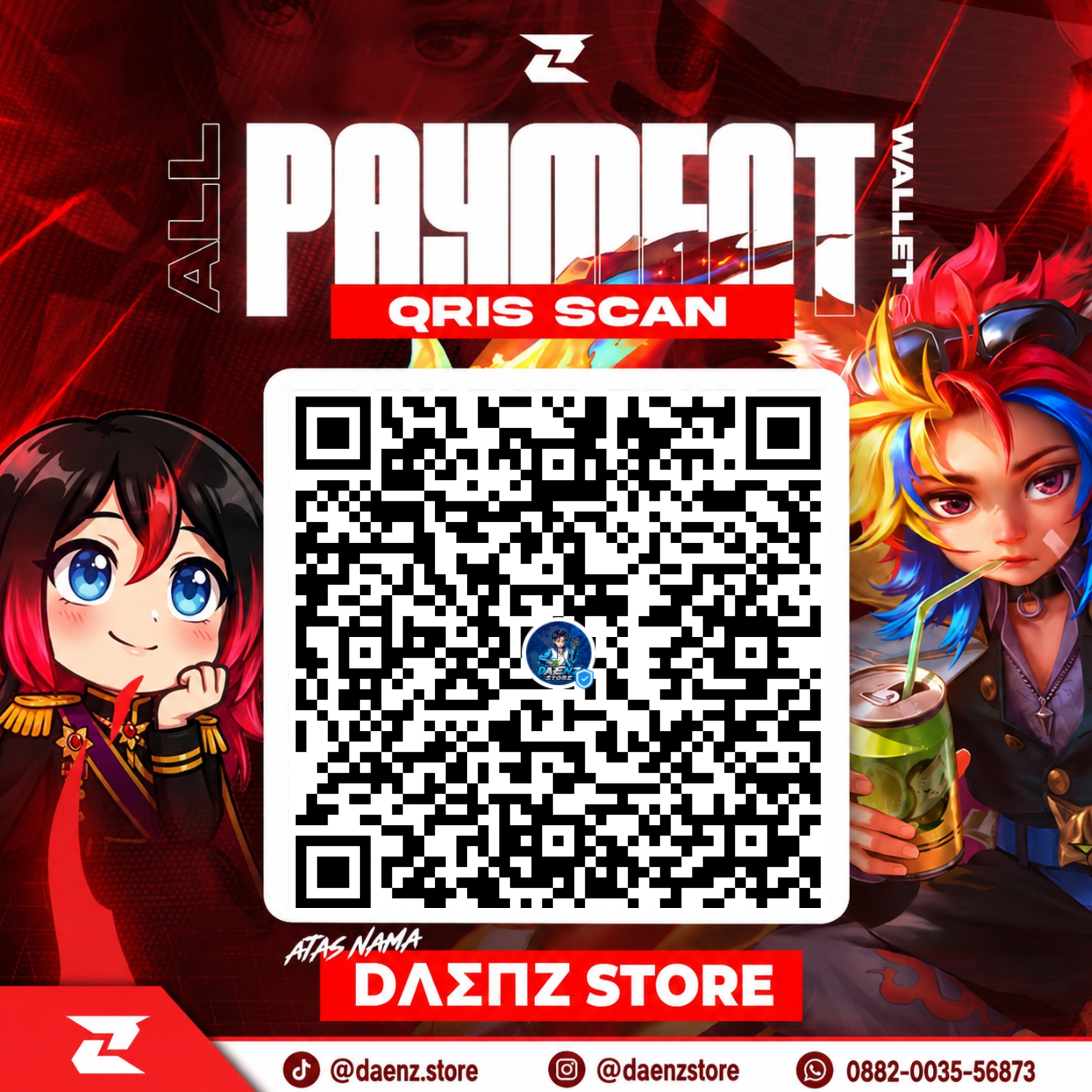 QRIS DaenzStore